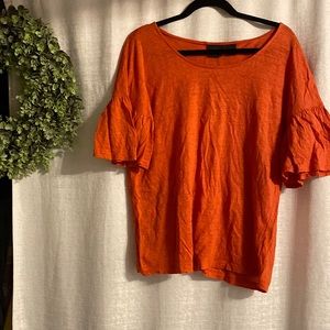 Rachel Roy, flutter sleeve top